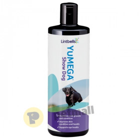 YuMEGA Show Dog 500 мл. - уникални хранителни добавки. поддържащи здравето на зрението, кожата и козината